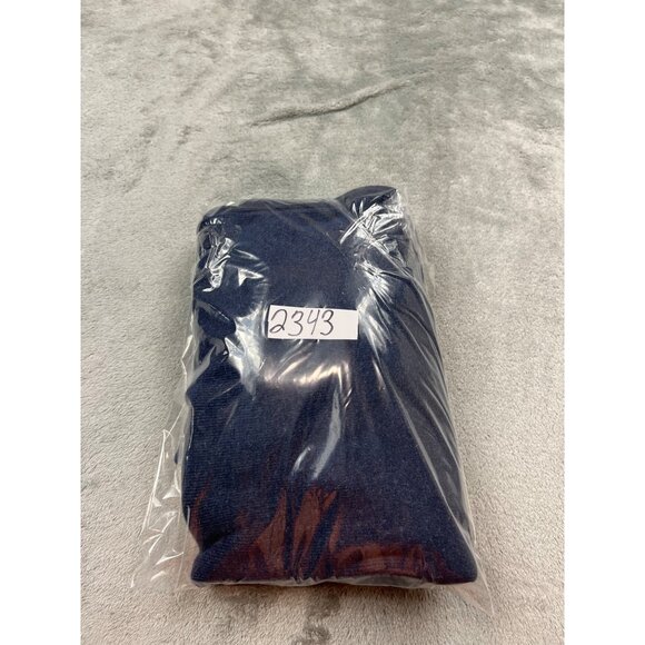 Eddie Bauer Mens Small Navy Blue Grandpa Golfing Sweater With Pocket Japan Made - Picture 9 of 9